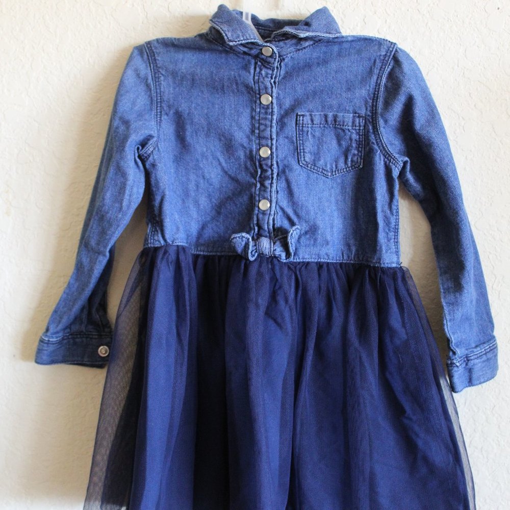 3/$15OshKosh B'Gosh Denim tulle dress
